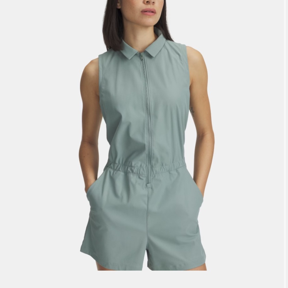 Under Armour Green Sleeveless Jumpsuit - Picture 2 of 4